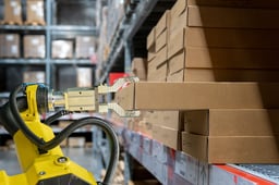 robot-grippers-pulling-box-off-warehouse-shelf