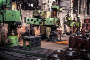 old manufacturing equipment