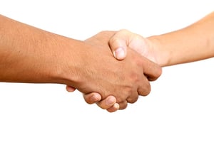 Parternship handshake