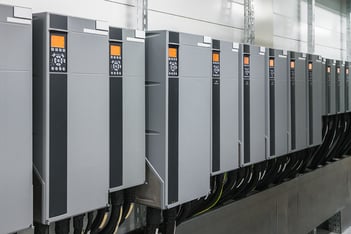 Variable Frequency Drives in a row