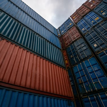 stacked-shipping-containers-looking-up
